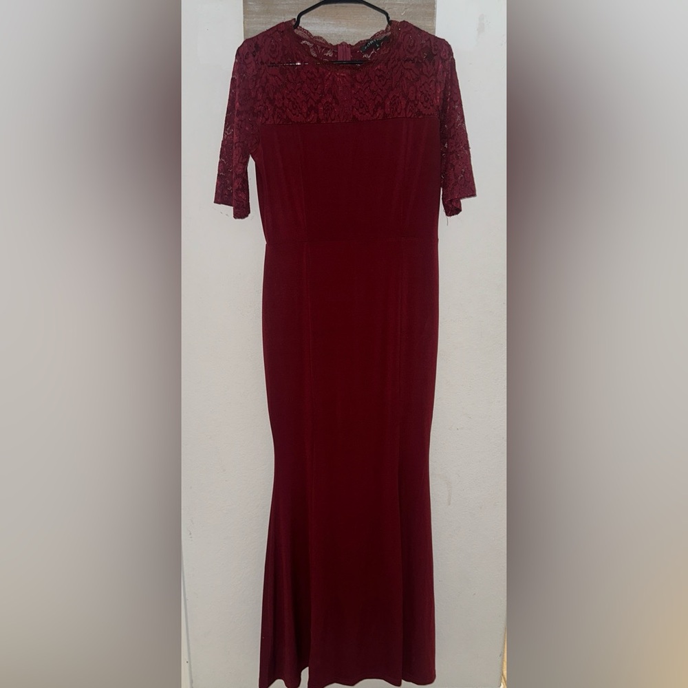 Burgundy Dress